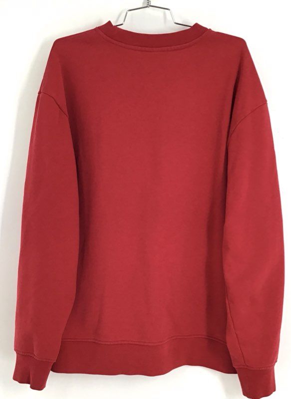 Armani Exchange Women&#39;s Red Crew Neck Sweatshirt - Size Large