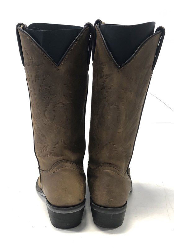 Vintage 90s Dingo Brown Leather Western Cowboy Boots Women's Size 5 M