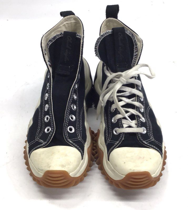 Converse Run Star Motion Hi Black White Gum Platform Sneakers Men 8.5 Women 10