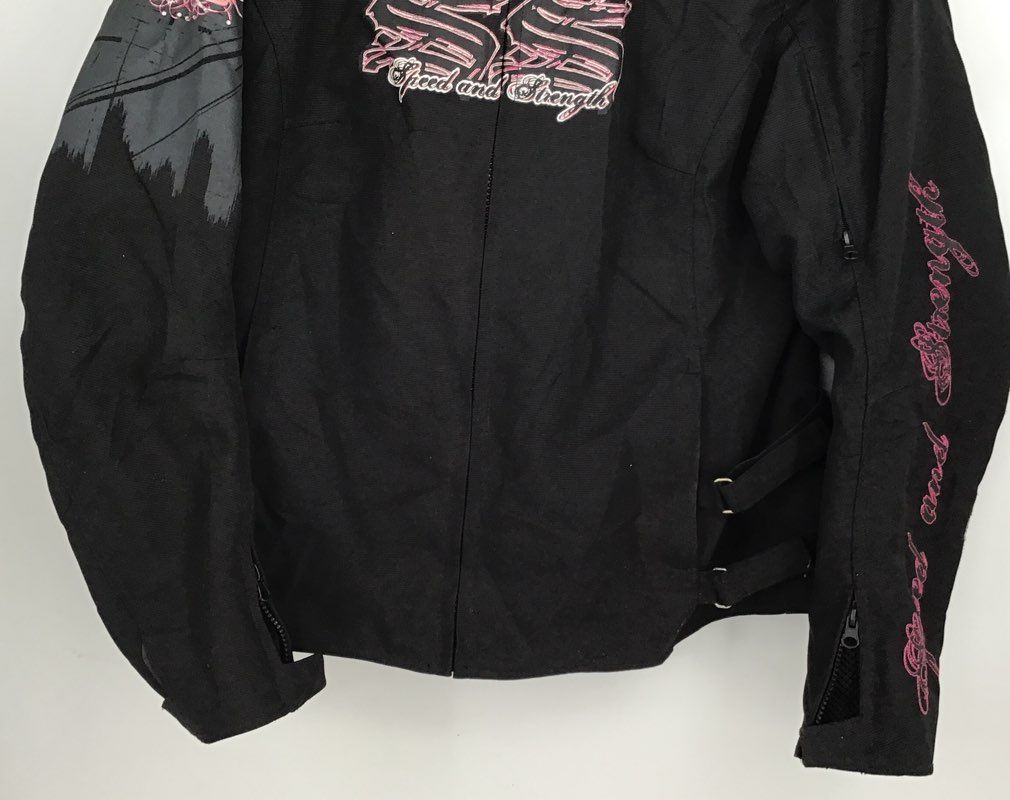 Speed &amp; Strength Women&#39;s Black Motorcycle Jacket - Size XL