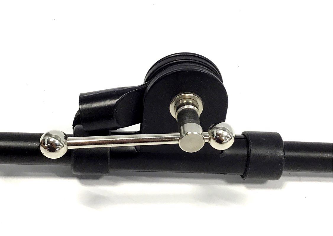 Musician's Gear Black Boom Arm Microphone Stand