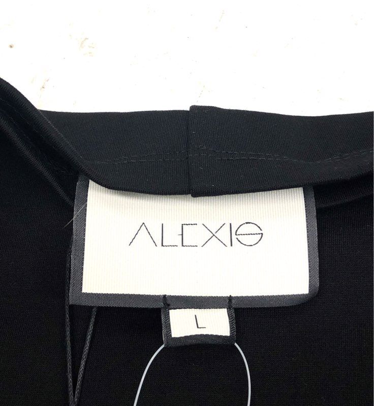 Alexis Women's Black Alexie Off-The-Shoulder Top Sz L NWT