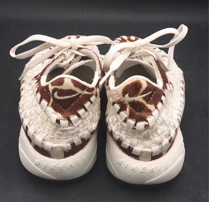 Nike Air Footscape Woven Giraffe Animal Print Sail Women's Size 5 FB1959-100