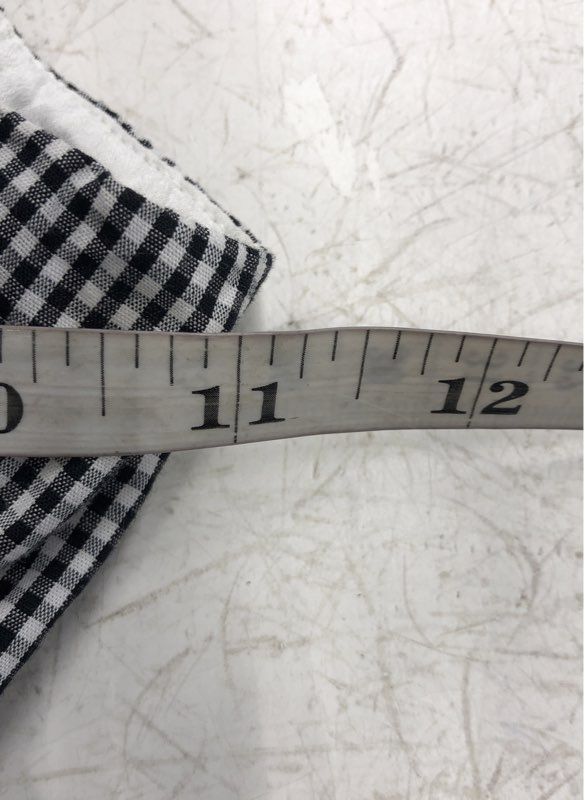 NWT Romeo & Juliet Couture Women's Black White Gingham A-Line Dress - Size S