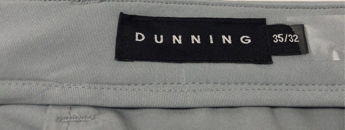 Dunning Men's Gray Performance Stretch Golf Pants Sz 35x32