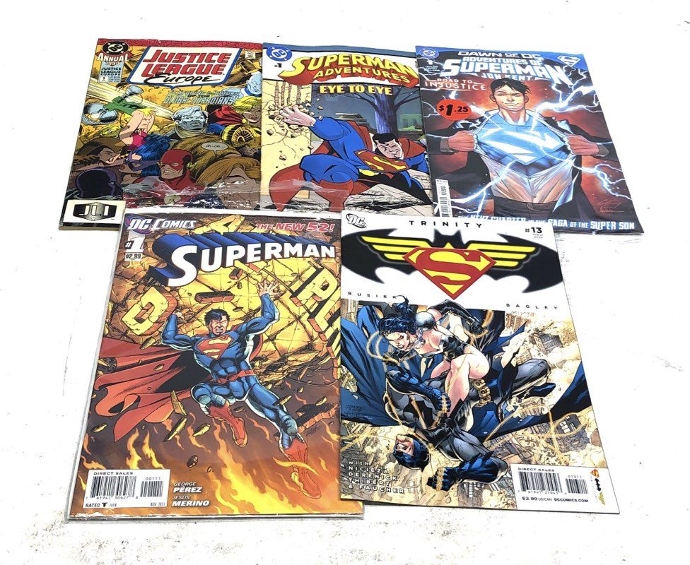 DC Comics Bronze Modern Age Superhero Lot Approximately 25 Comics