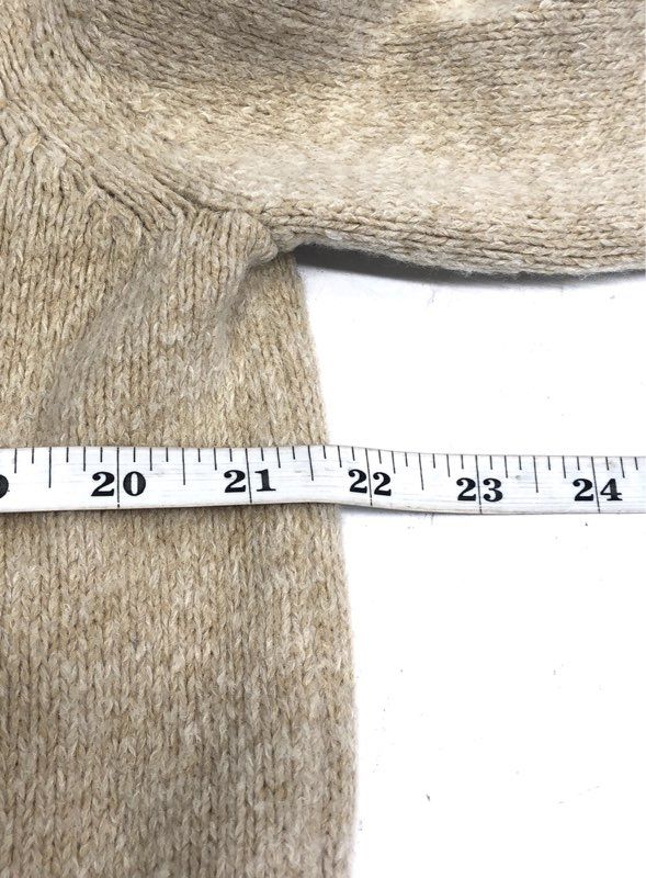 Proenza Schouler White Label Women's Beige Wool Blend Belted Long Cardigan Sz S