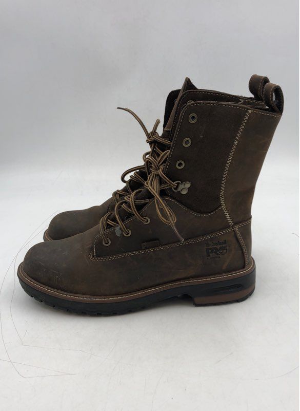 Timberland Women&#39;s Hightower 8 A1KJ5 Brown Waterproof Work Boots - Size 10