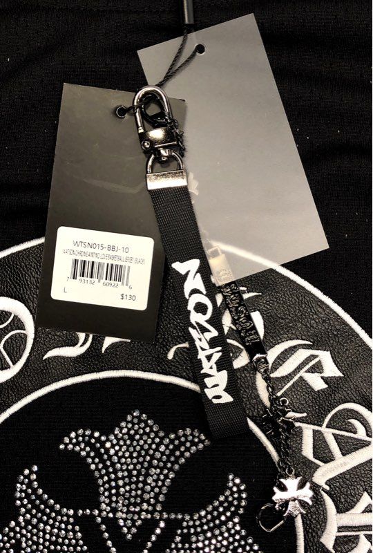 Watson Studios Men's Black Chrome Ain't No Love Basketball Jersey NWT Sz L