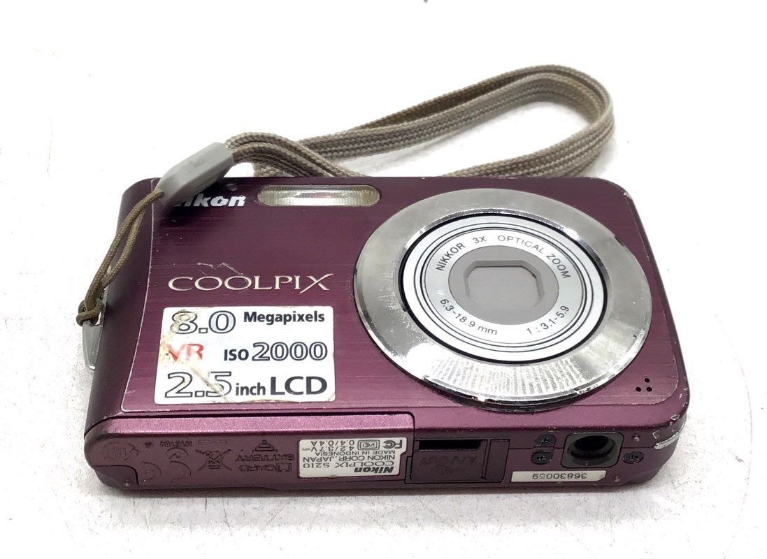 Nikon Coolpix S210 8.0 MP Digital Compact Camera