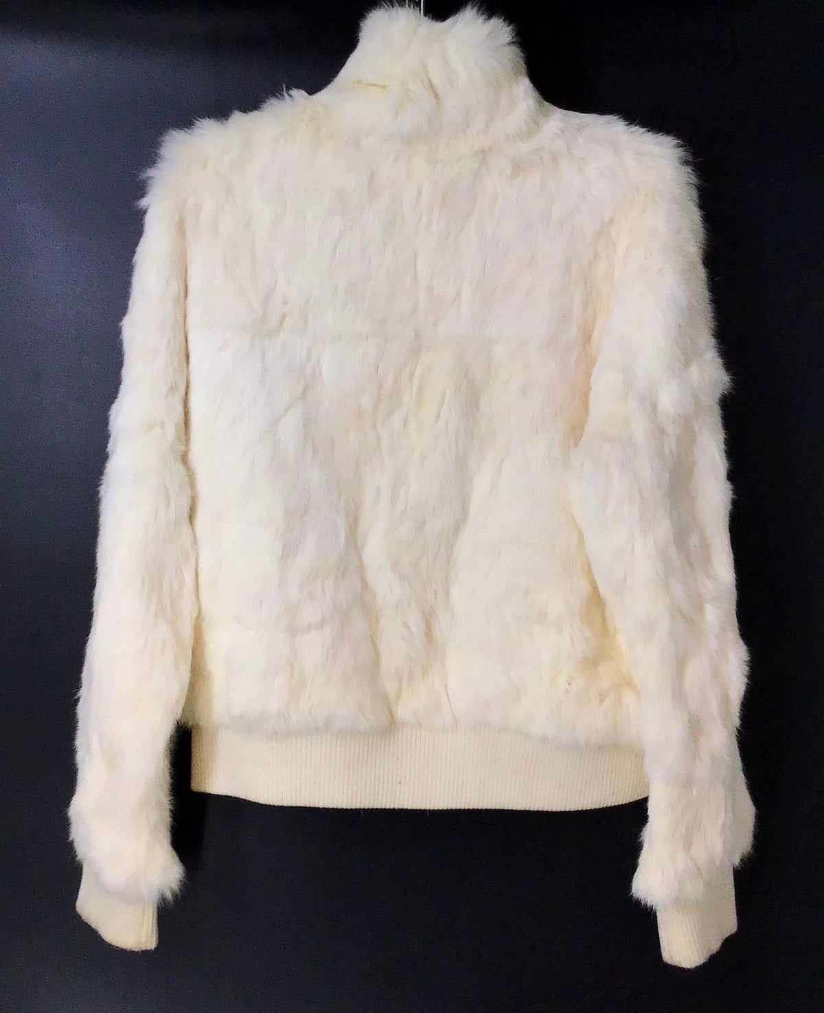 Wilsons Leather Maxima Women's White Fur Jacket - Size XL
