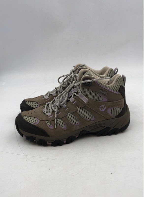 Merrell Women&#39;s Ridgepass J227189C Brindle Seafog Hiking Boots - Size 9