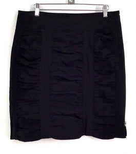 NWT Peace Of Cloth Women's Onyx Ruched Straight & Pencil Skirt - Size Medium