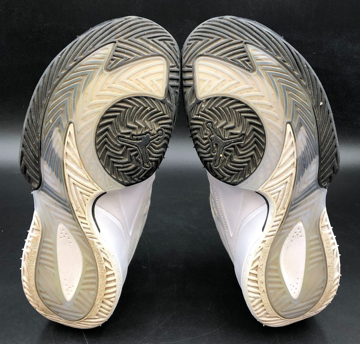 Nike Air Jordan Luka 3 TB Men's 'White Black' Athletic Sneakers - Size 8 (+COA)