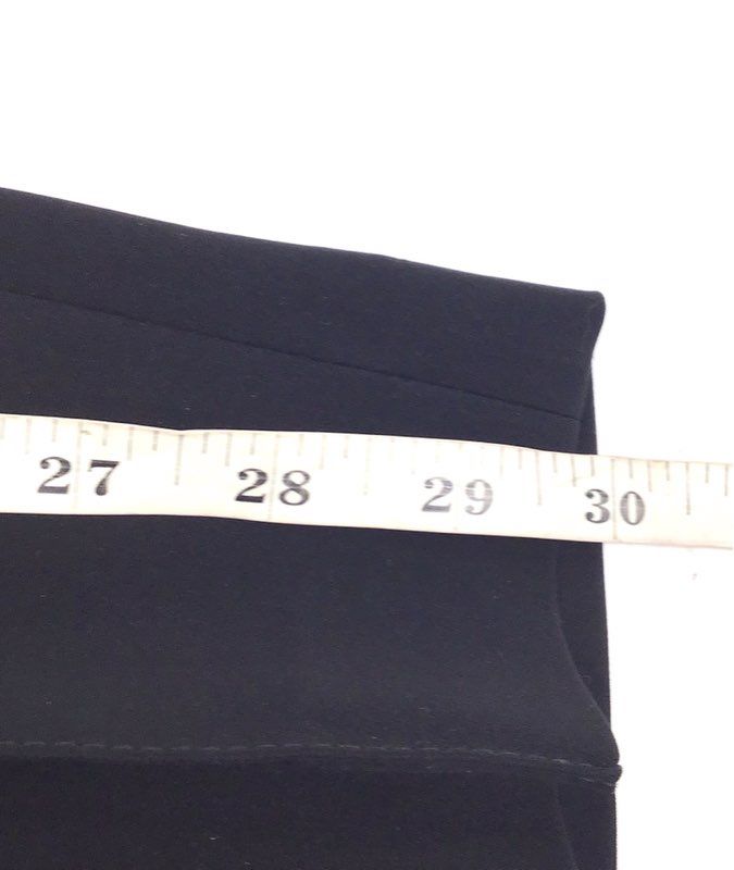 Freda's Women's Black Asymmetric Overlap Straight Leg Dress Pants Canada Sz 6