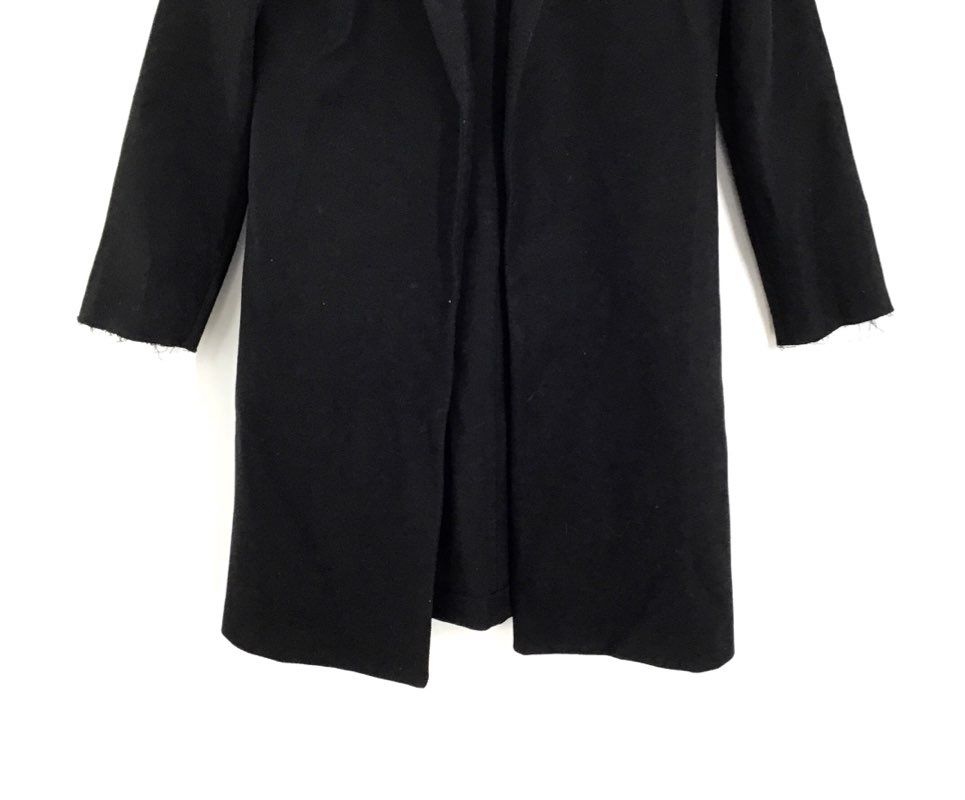 Zara Women&#39;s Black Coat - Size M