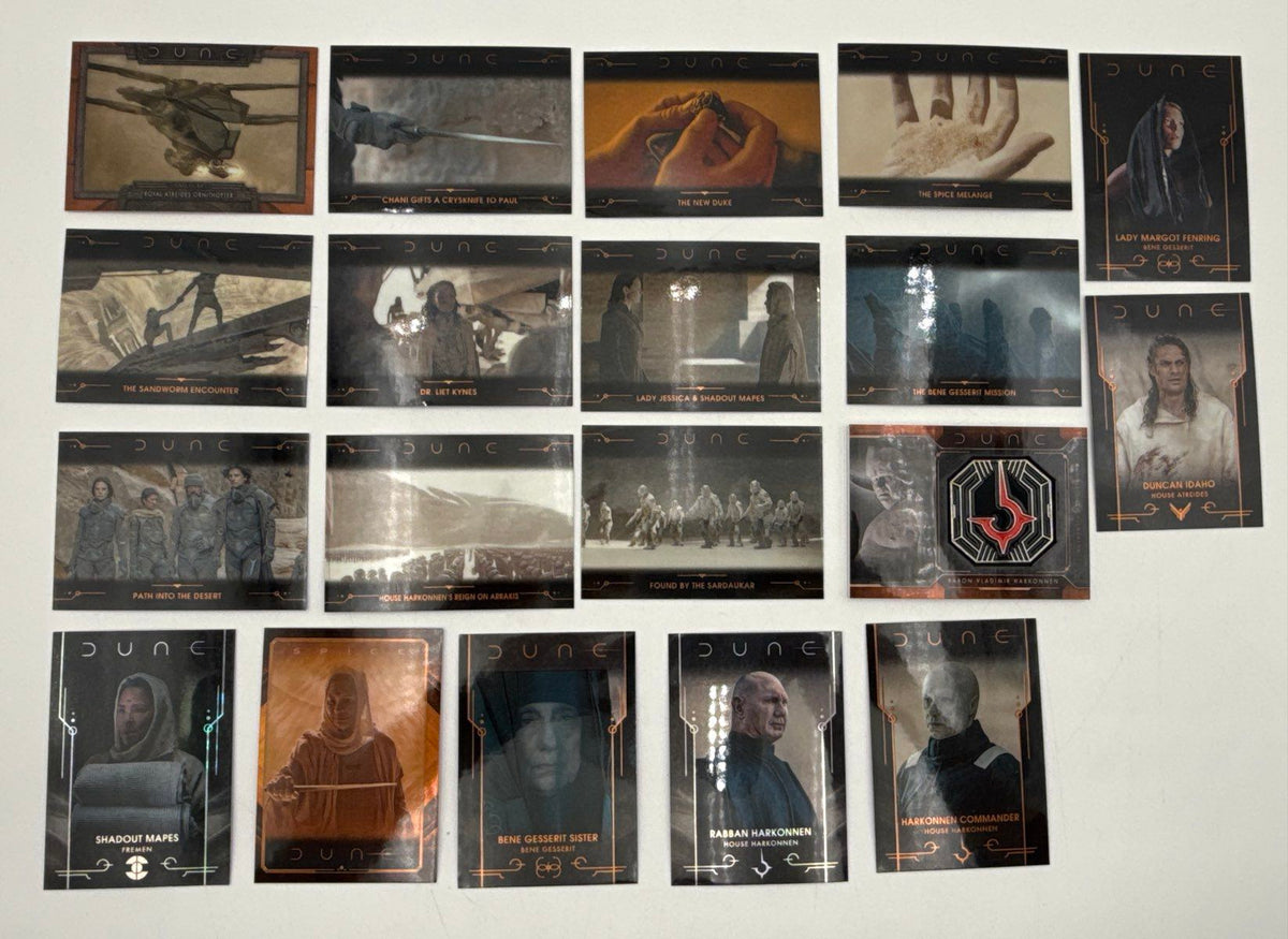 2025 Topps Chrome Dune Trading Card Lot 19 Cards Harkonnen Medallion See Photos
