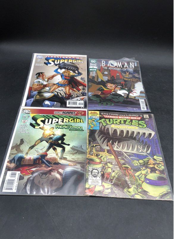 Marvel DC Comic Book Lot 20+ TMNT Batman Supergirl Cable Fantastic Four TPB