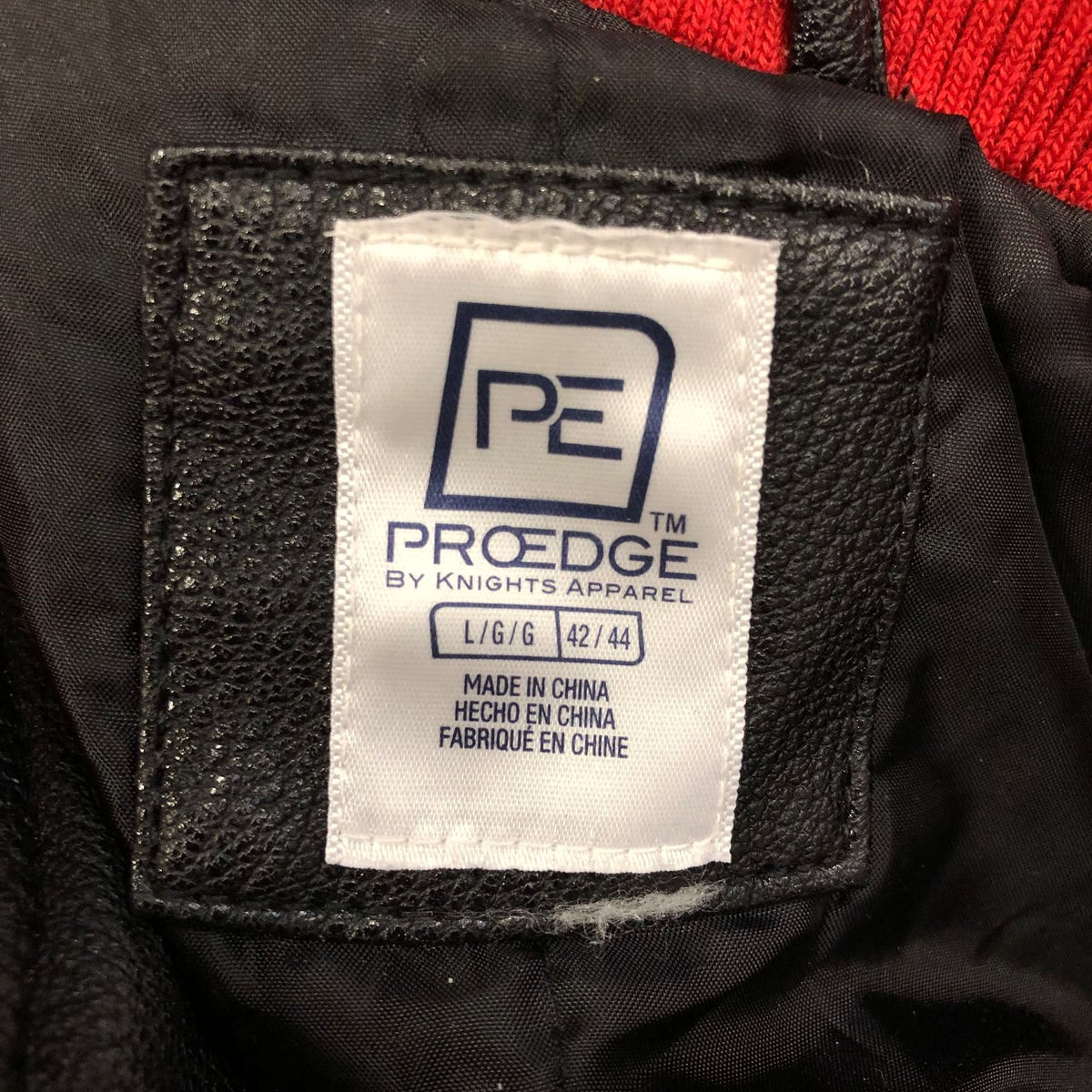 ProEdge Men's Alabama Crimson Tide Red/Black/Grey/White Varsity Jacket - Size L