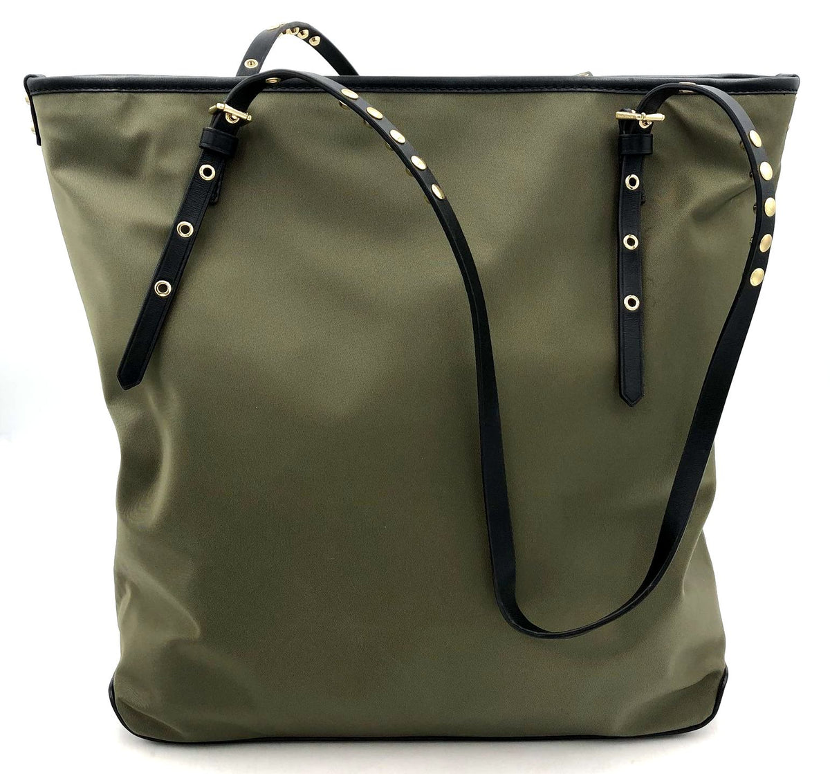 Authentic Michael Kors Olive Green Luxury Tote Bag - COA Included