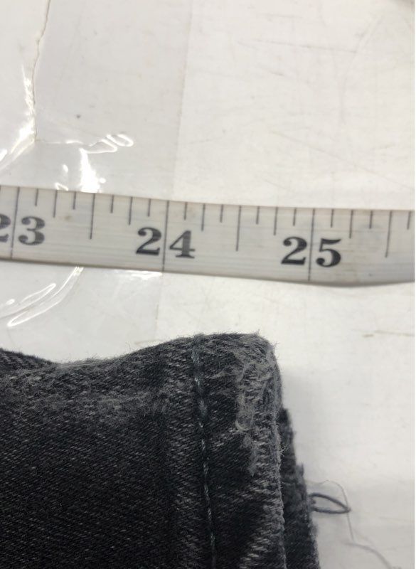 Moussy Vintage Barneys New York Women's Faded Black Distressed Skinny Jeans 24