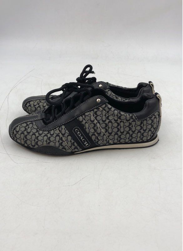 Coach Women&#39;s Kelsie A1187 Gray Black Athletic Shoes - Size 6.5M