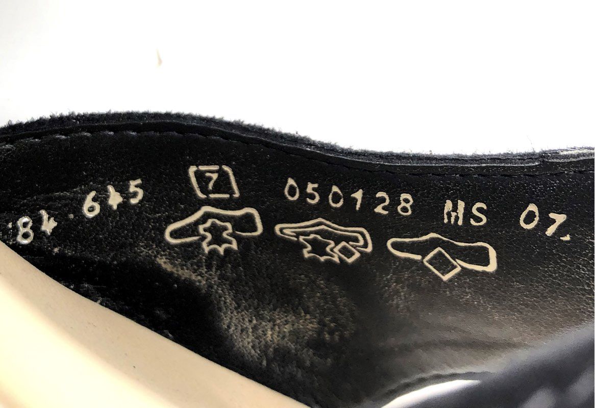 Gabor 84.645 Best Fitting Black Suede Platform Wedge Slingback Sandals Size UK 7