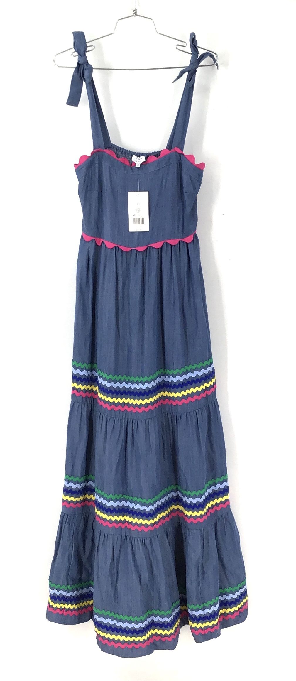 NWT Crown & Ivy Women's Blue Maxi Dress - Size XS