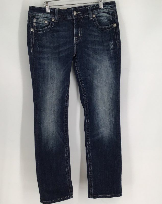 Miss Me Women&#39;s Blue Denim Straight Jeans - Size 30