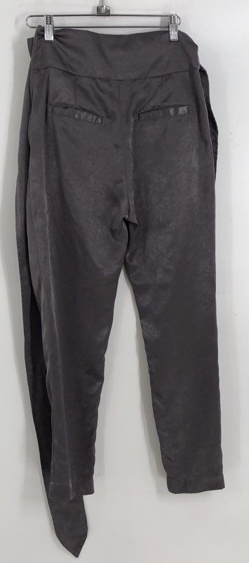 NWT Overlover Women&#39;s Graphite Vergil Belted Ankle Pants - Size 24