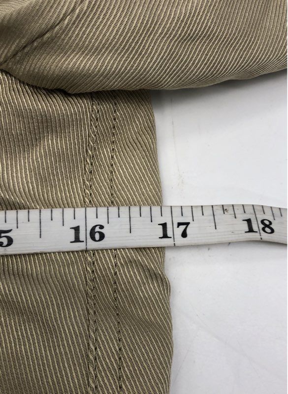 Elie Tahari Women's Beige Ribbed Viscose Asymmetrical Zip Moto Jacket Size M NWT