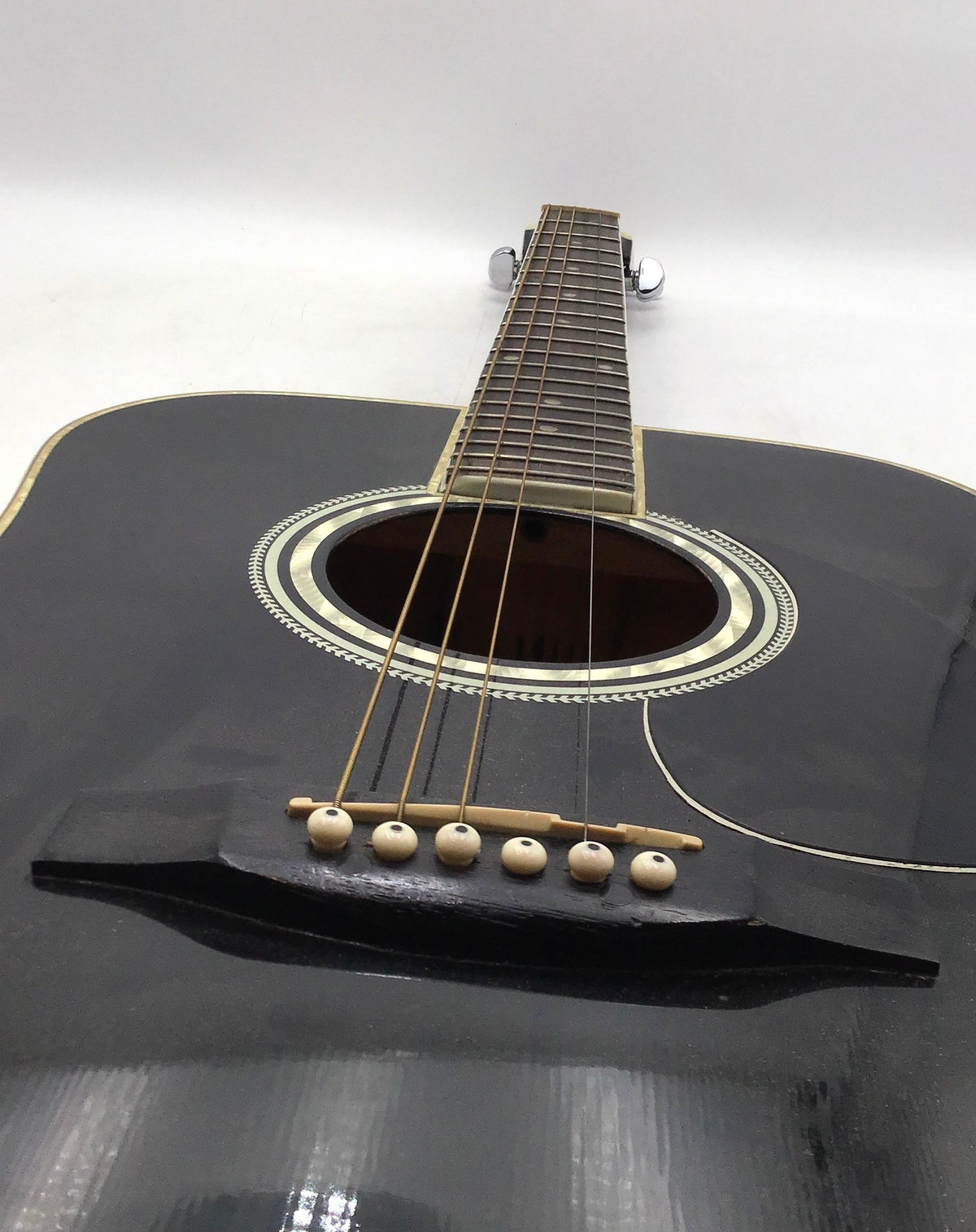 American Legacy Black Mist 6 String Right-Handed Acoustic Electric Guitar W/Case