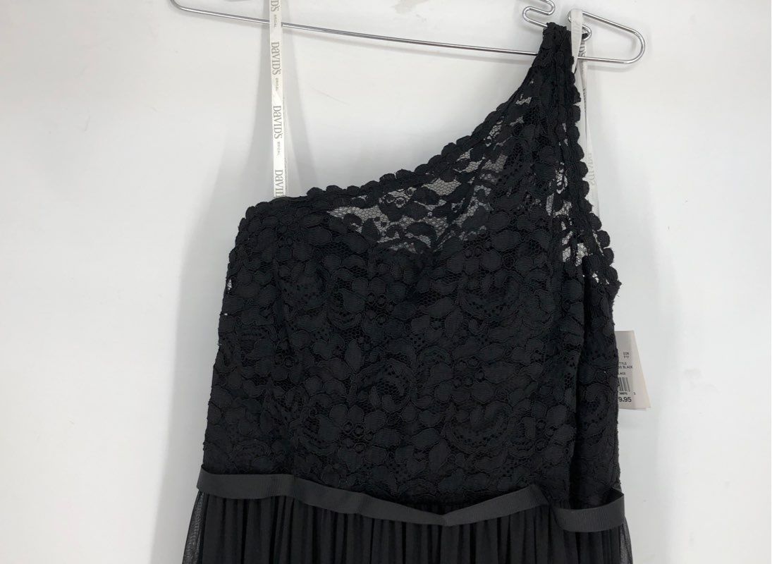 NWT David's Bridal Women's Black Maxi Dress - Size 14