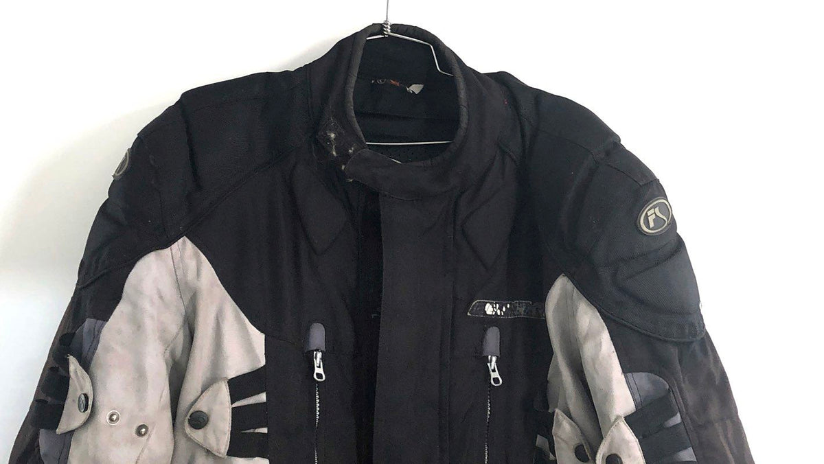 Fieldsheer Men's Black Gray Hydro Tour Motorcycle Riding Jacket Size XL