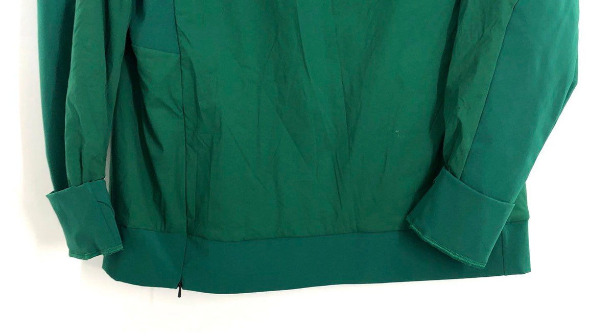 The North Face Women's Steep Series Green Hybrid Pullover Crewneck Jacket Sz L