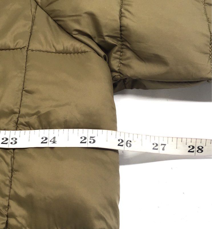 Hawke & Co Men's Pro-Series Featherless Puffer Jacket Olive Green Hooded NWT L