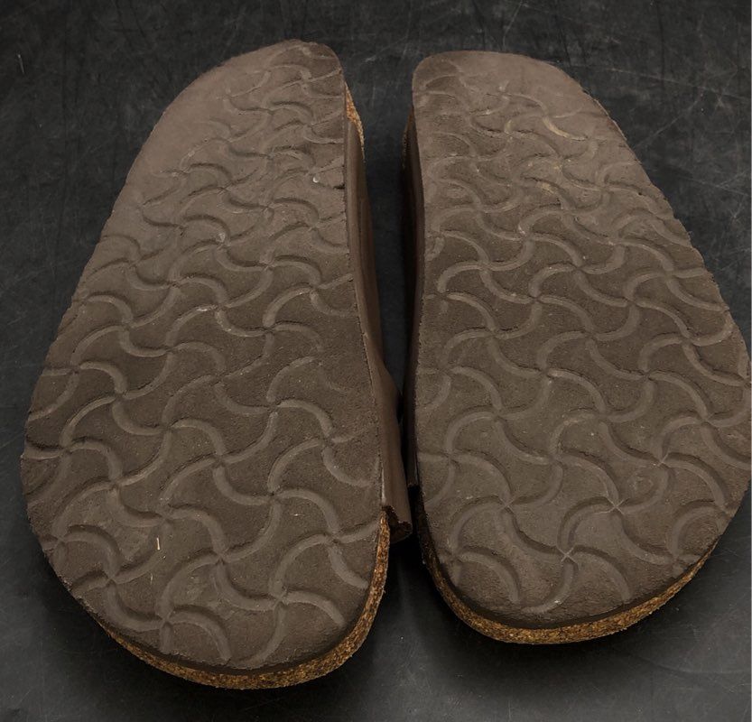 Birkenstock Women's Brown Slip-On Sandals - Size 9