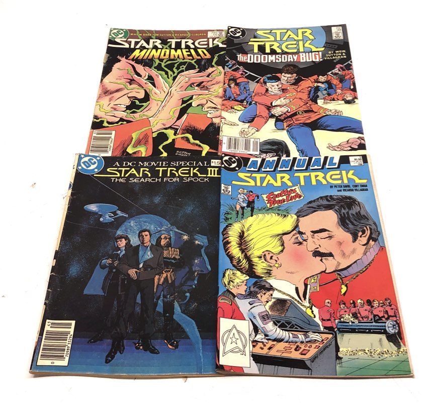 Comic Book Lot Marvel DC 1980s 1990s Star Trek Sci-Fi Superhero 21 Comics
