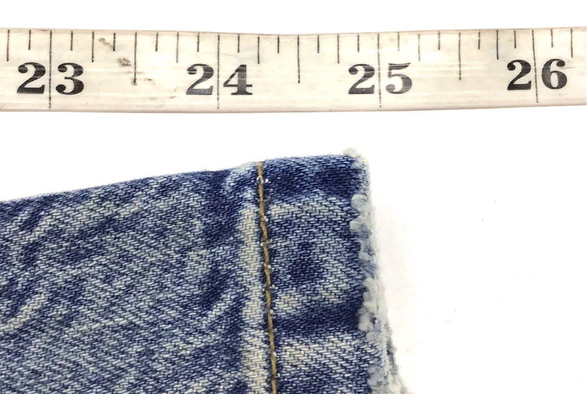 LOFT Women's Blue High Waist Straight Crop Distressed Jeans Size 27 4