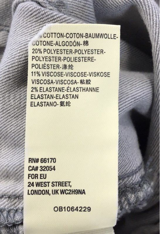 NWT We The Free Women's Cool Gray Denim Skinny Jeans - Size 31