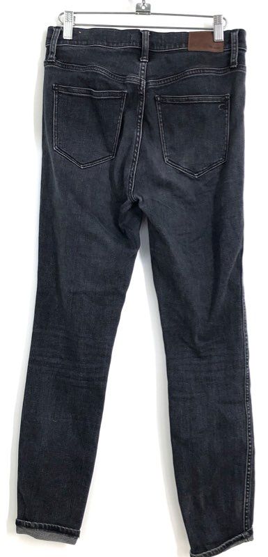 Madewell Women's 10" High Riser Skinny Skinny Jeans Black Sz 27