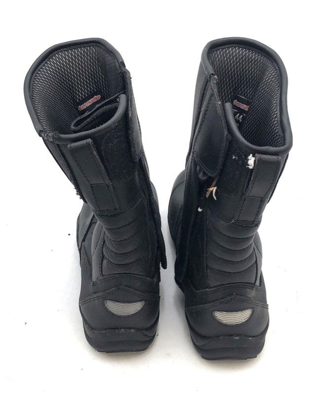 Tourmaster Solution 2.0 Waterproof Black Motorcycle Boots Men's Size 10 EU 44