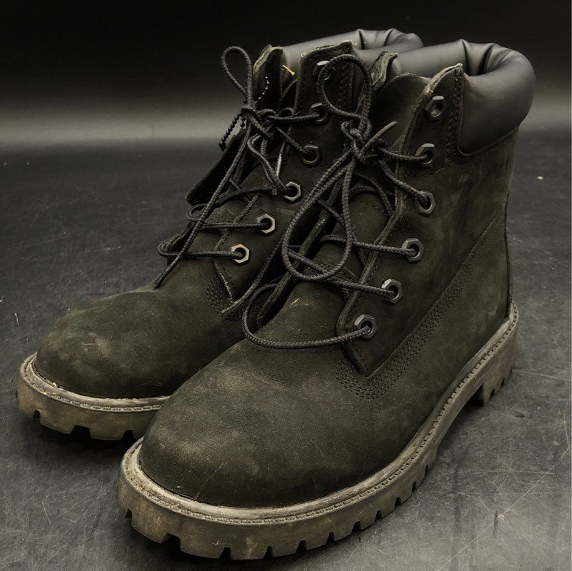 Timberland Boys Black Boots - Size 4M