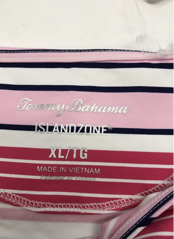 Tommy Bahama Women's Aubrey Sunset Shore IslandZone Striped UPF 30 NWT Sz XL