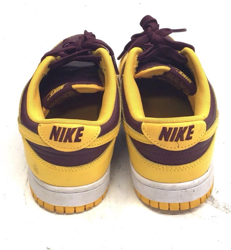 Nike Dunk Low Retro Arizona State Gold Maroon Sneakers Men's Size 8.5