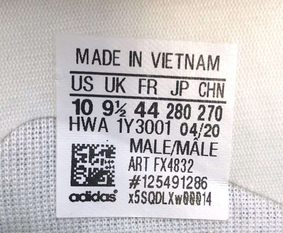 Adidas Response Super White Black Solar Yellow Running Shoes Men's Size 10