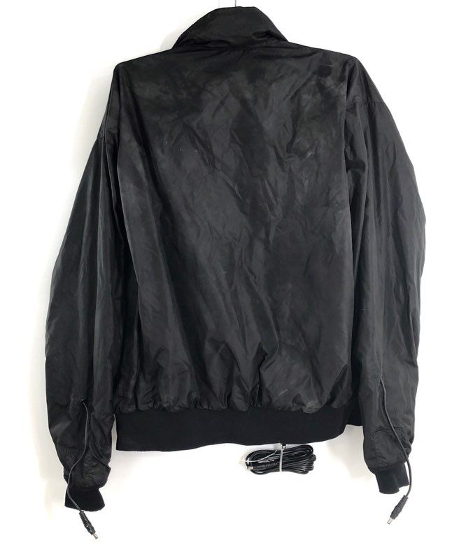 Gerbing Men's Black Heated Motorcycle Jacket Liner Full Zip Bomber Sz 48