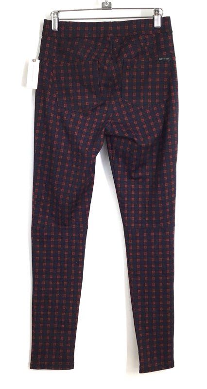 Sanctuary Women's Red Blue Plaid Skinny Pants Sz S NWT