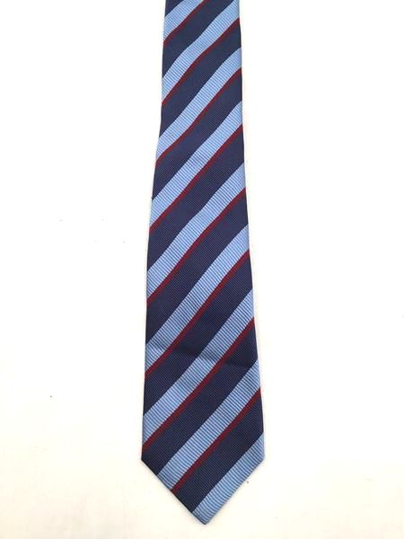 Gucci Men&#39;s Blue Red Pointed Tie With COA