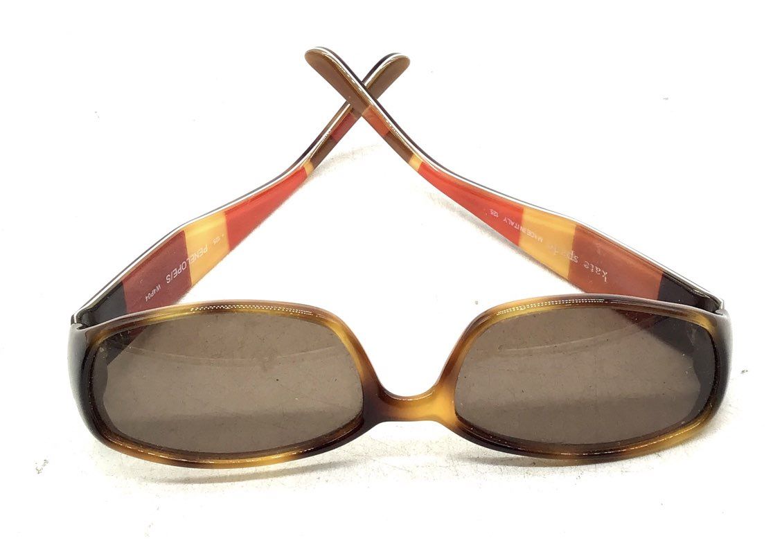 Kate Spade New York Penelope/S Multicolor Tortoise Oval Sunglasses W/Case